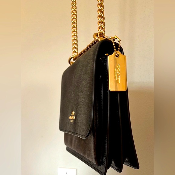 Coach 🌟HP🌟Klare Crossbody Signature Black/ Brown Canvas - Picture 4 of 13